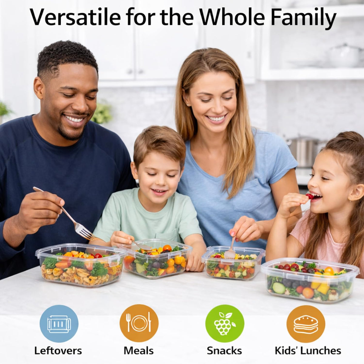 12 Piece Glass Food Storage Containers