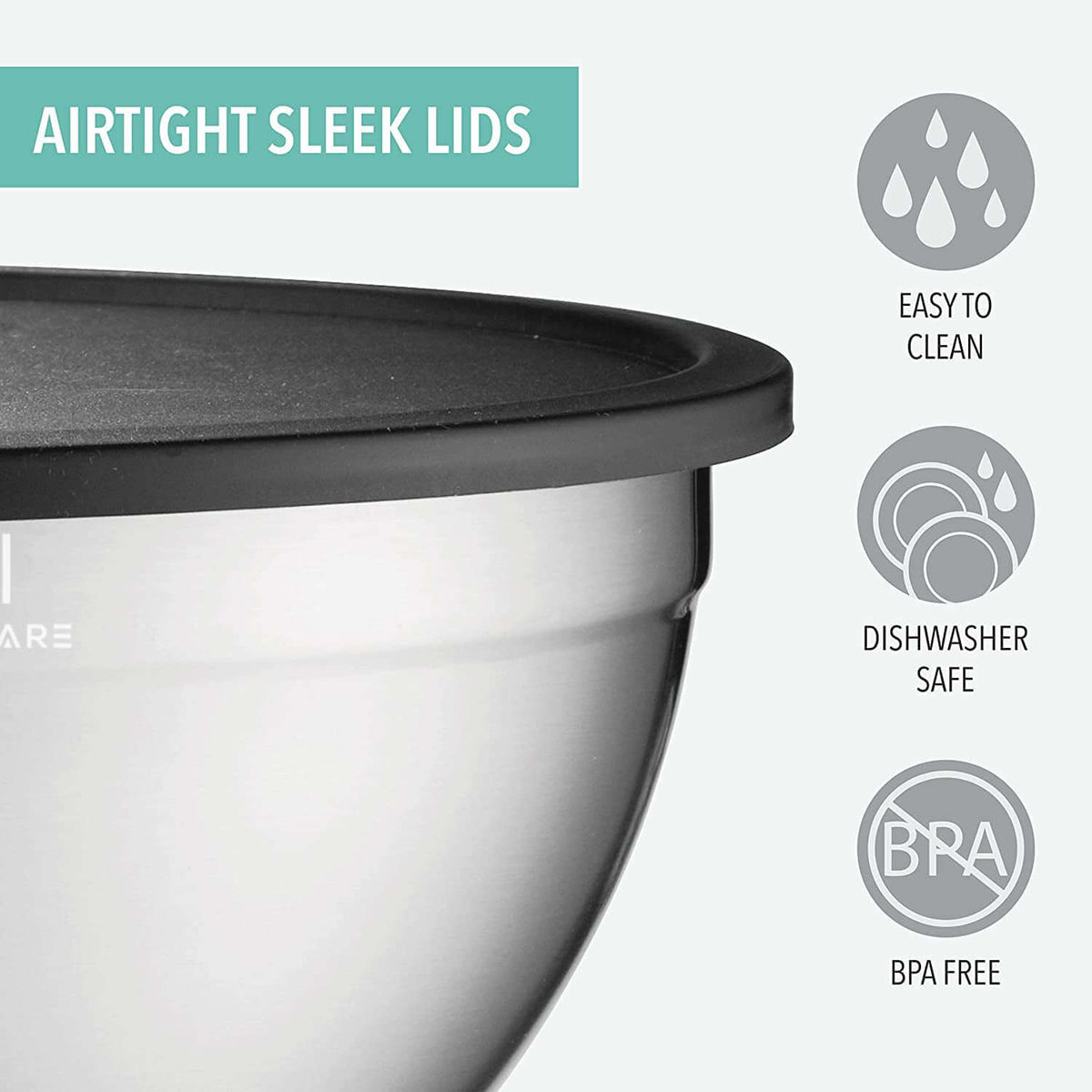 15 Piece Stainless Steel Mixing Bowls