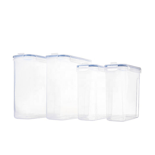 Melzware - Airtight Cereal Containers Storage Set (4 Piece) - Melzware